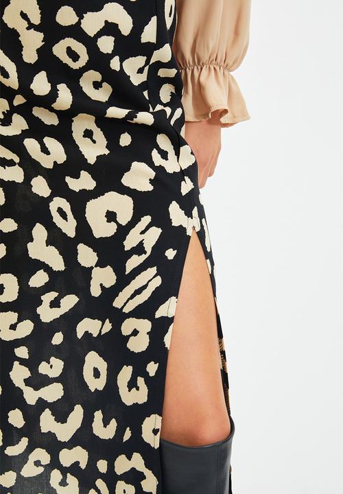 Trendyol - Printed skirt - black