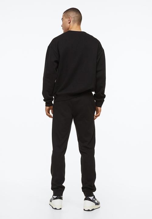 H&M - Regular fit sweatpants - black
