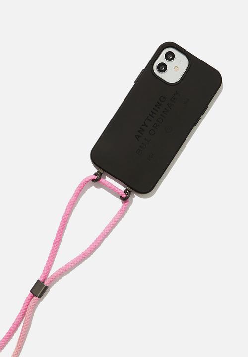 Typo - cross body phone case iphone 12/ 12 pro - pride