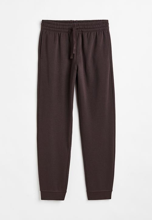 H&M - Regular fit sweatpants - dark brown