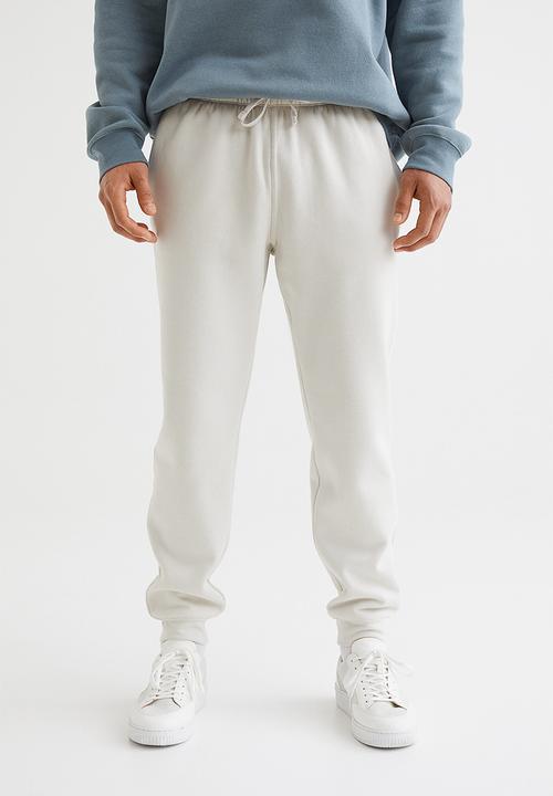 H&M - Regular fit sweatpants - light greige