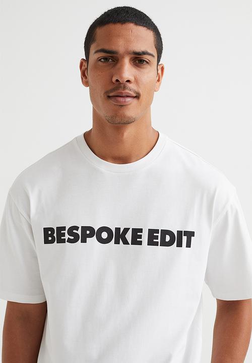 H&M - Relaxed fit printed T-shirt - white/bespoke edit