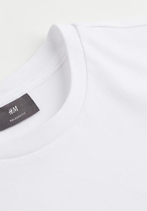 H&M - Relaxed fit printed T-shirt - white/bespoke edit