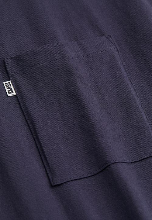H&M - Oversized fit block-coloured T-shirt - dark blue 