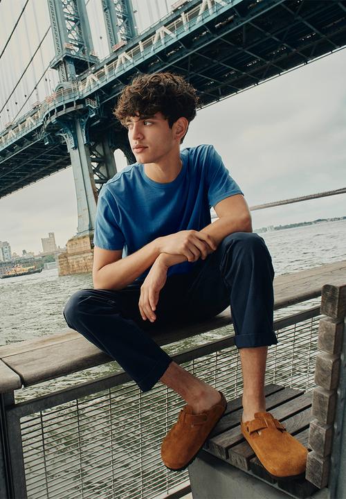 Birkenstock - Boston sfb suede narrow - mink