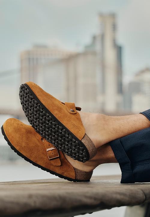 Birkenstock - Boston sfb suede narrow - mink