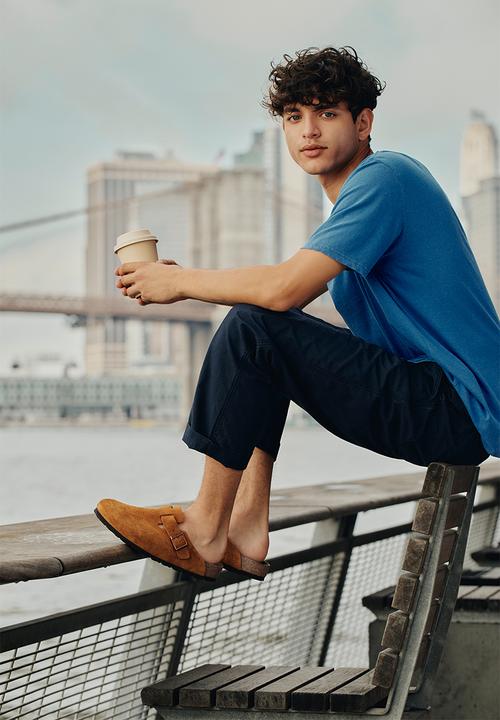 Birkenstock - Boston sfb suede narrow - mink