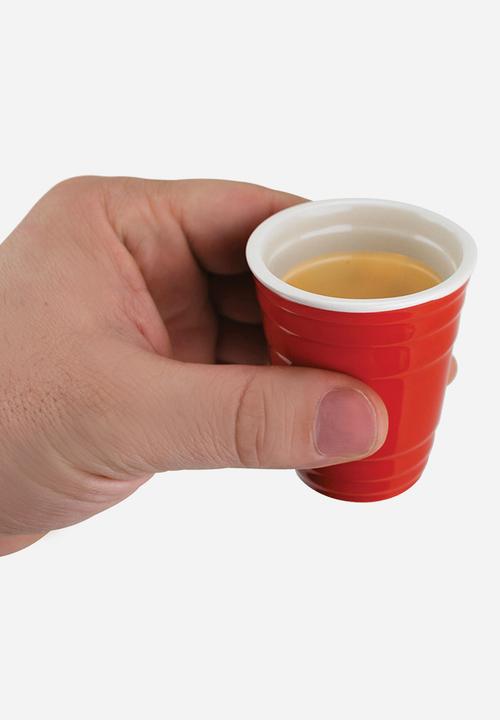 Big Mouth - Red Cup Shot Glass Set