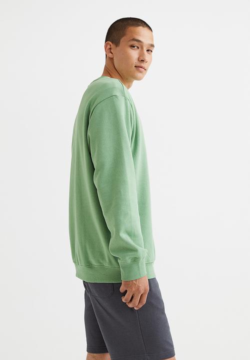 H&M - Relaxed fit sweatshirt - green
