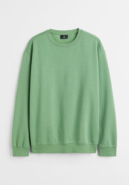 H&M - Relaxed fit sweatshirt - green