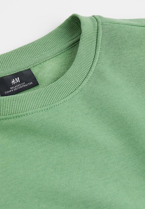 H&M - Relaxed fit sweatshirt - green