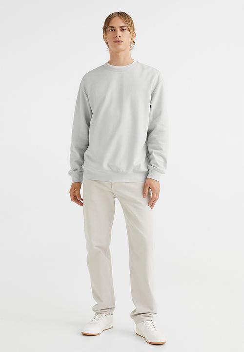 H&M - Relaxed fit sweatshirt - light greige