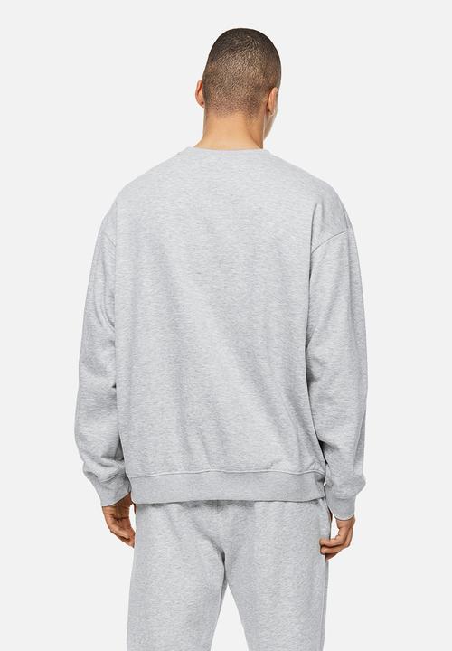 H&M - Relaxed fit sweatshirt - light grey marl