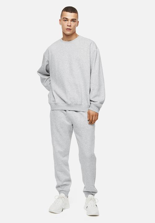 H&M - Relaxed fit sweatshirt - light grey marl