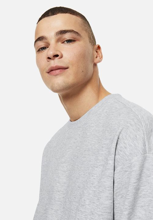 H&M - Relaxed fit sweatshirt - light grey marl