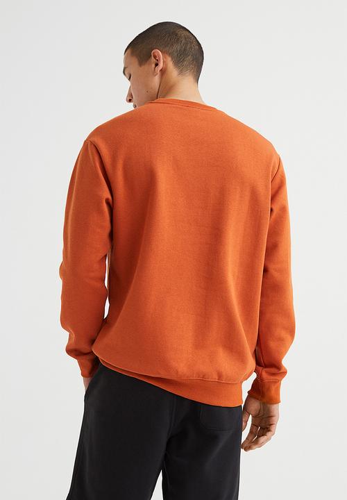 H&M - Relaxed fit sweatshirt - rust brown