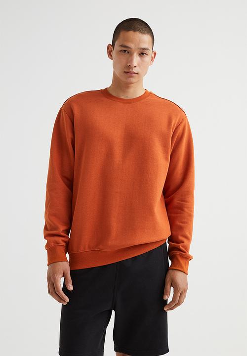 H&M - Relaxed fit sweatshirt - rust brown