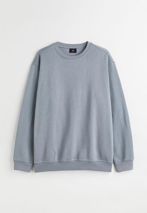 H&M - Relaxed fit sweatshirt - stone grey