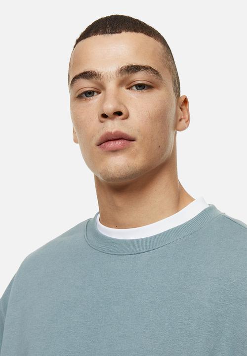 H&M - Relaxed fit sweatshirt - turquoise