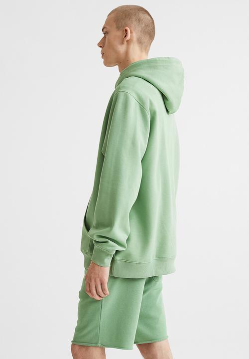 H&M - Relaxed fit hoodie - green