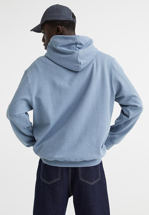 H&M - Relaxed fit hoodie - blue