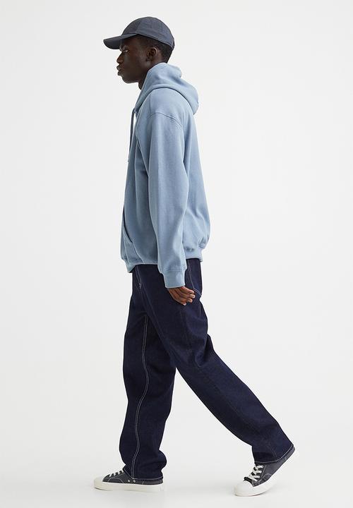 H&M - Relaxed fit hoodie - blue