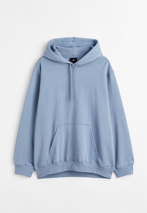 H&M - Relaxed fit hoodie - blue