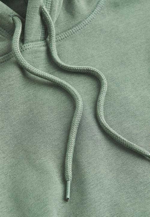 H&M - Relaxed fit hoodie - green 