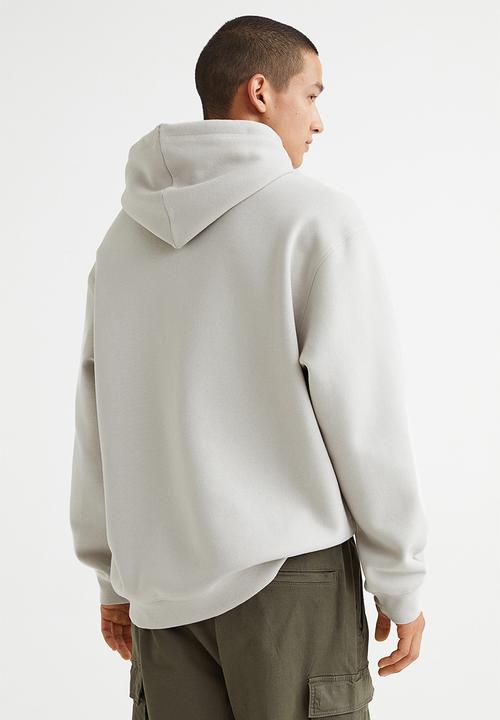 H&M - Relaxed fit hoodie - light greige