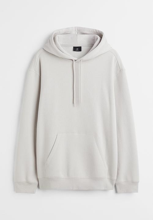 H&M - Relaxed fit hoodie - light greige