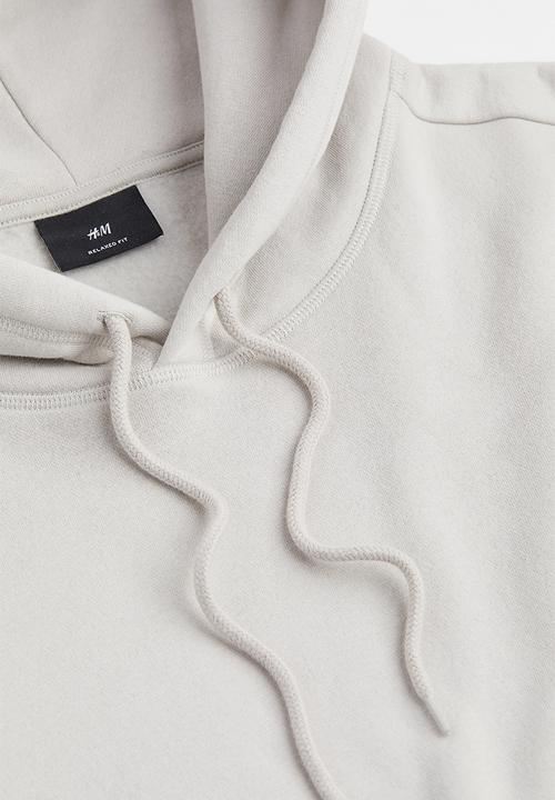 H&M - Relaxed fit hoodie - light greige