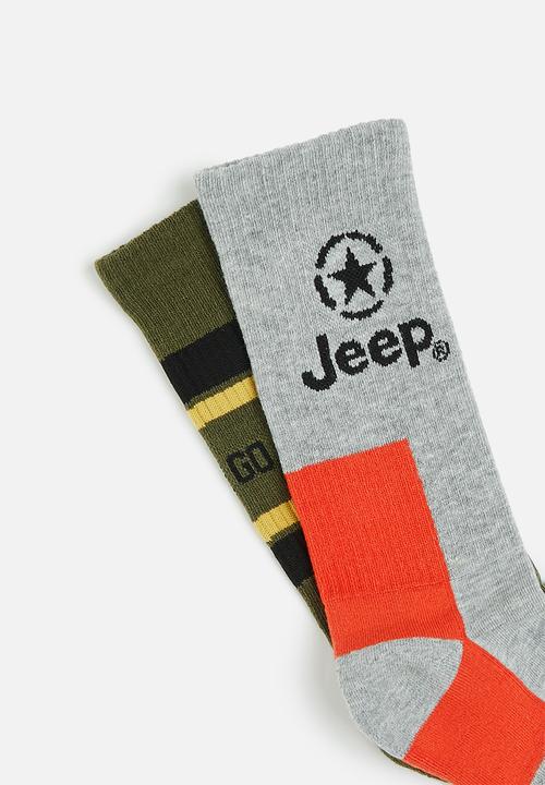 JEEP - 2 pack fun sock - multi