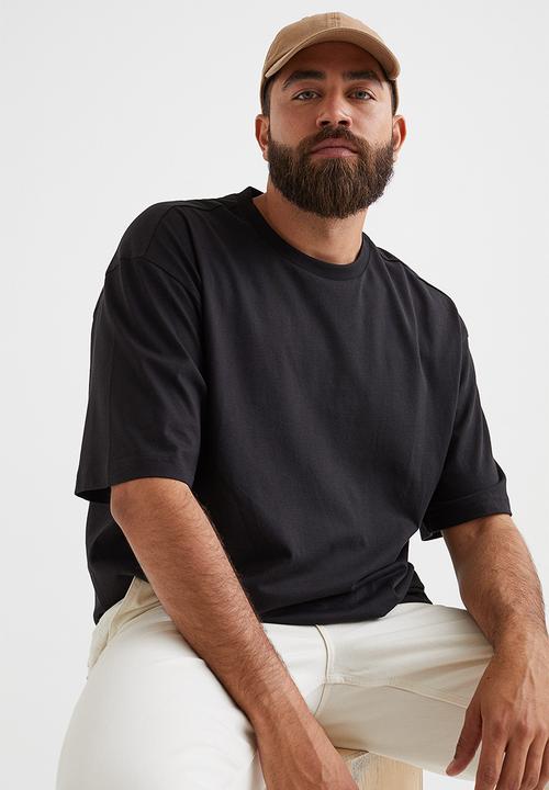 H&M - Relaxed fit T-shirt - black 