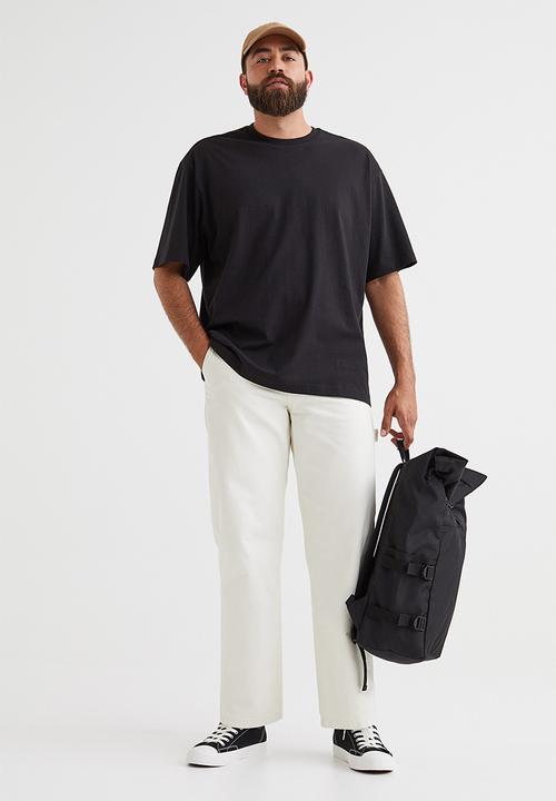 H&M - Relaxed fit T-shirt - black 