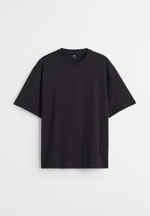 H&M - Relaxed fit T-shirt - black 