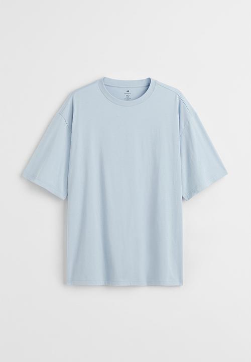 H&M - Relaxed fit T-shirt - light blue