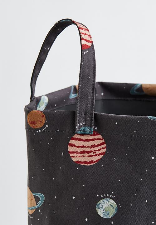 H&M - Printed storage basket - grey/multi I