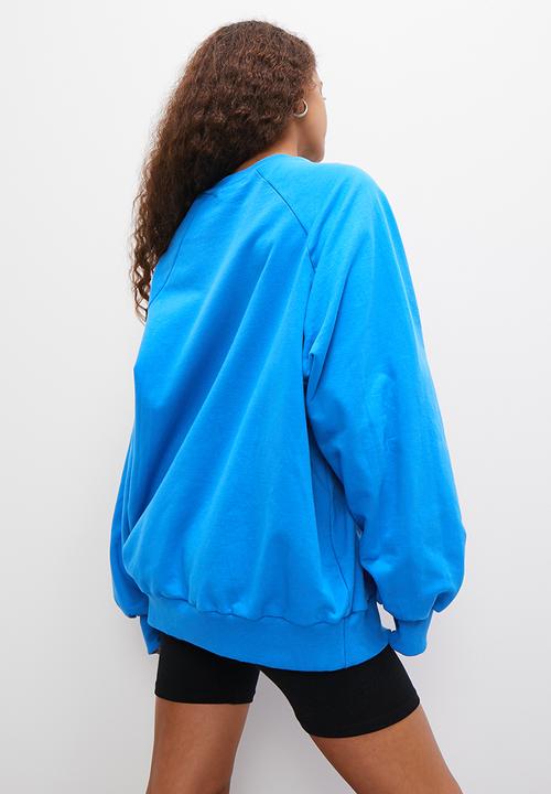 Blake - Balloon sleeve sweat - blue