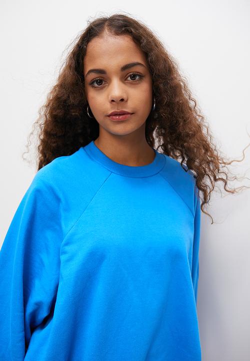 Blake - Balloon sleeve sweat - blue