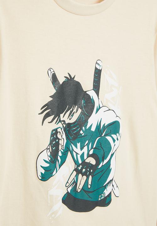 Superbalist - Boys graphic long sleeve tee - Stone