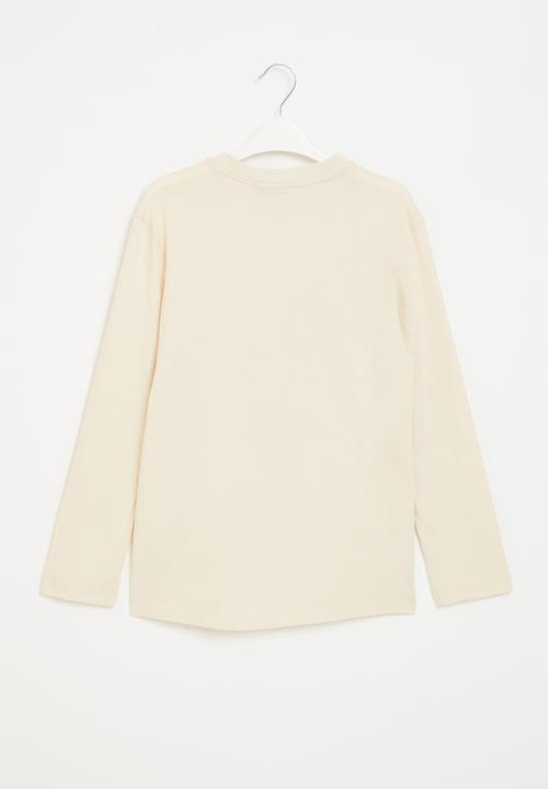 Superbalist - Boys graphic long sleeve tee - Stone