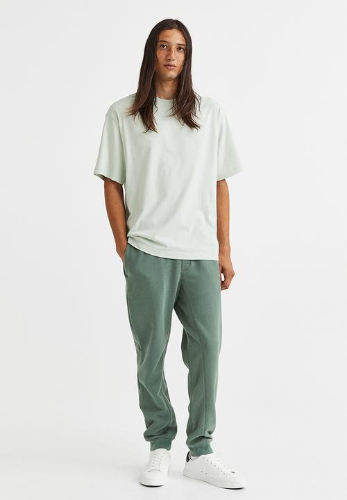 H&M - Relaxed fit T-shirt - light green