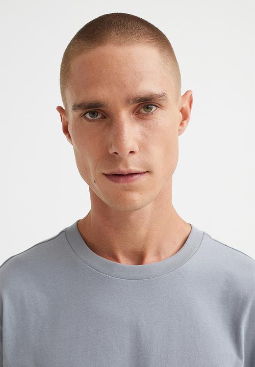H&M - Relaxed fit T-shirt - steel grey
