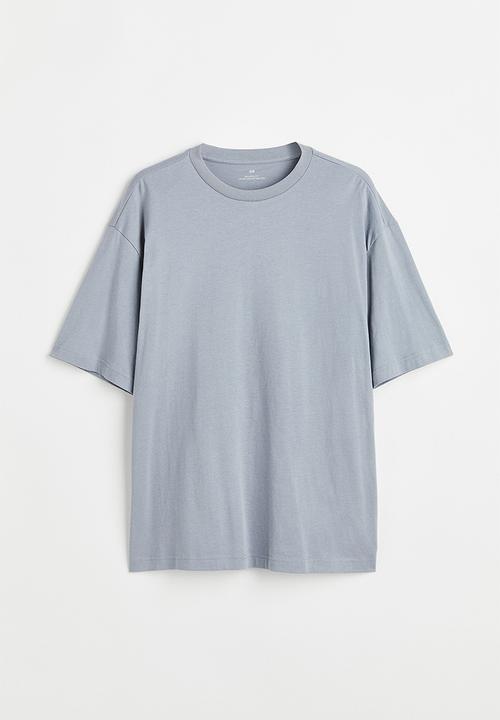 H&M - Relaxed fit T-shirt - steel grey
