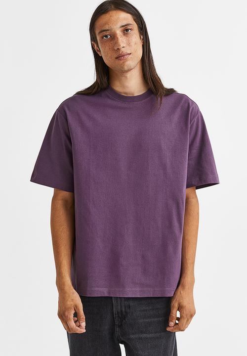 H&M - Relaxed fit T-shirt - dark purple
