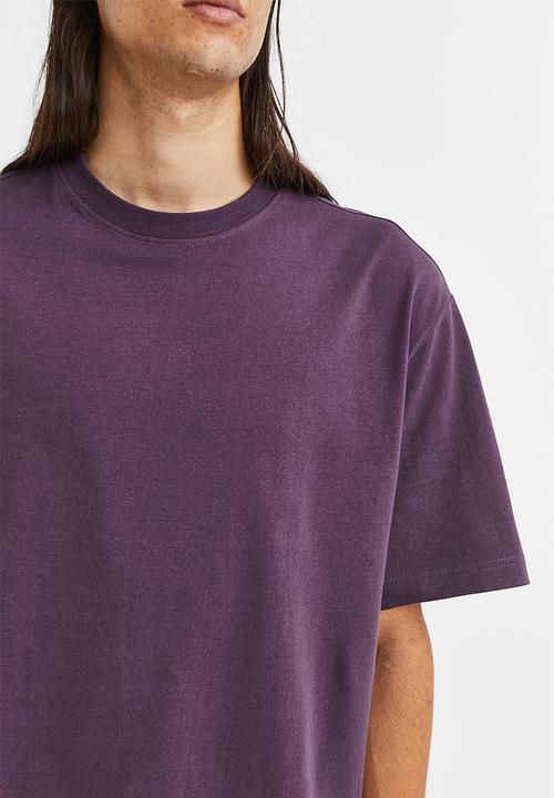 H&M - Relaxed fit T-shirt - dark purple