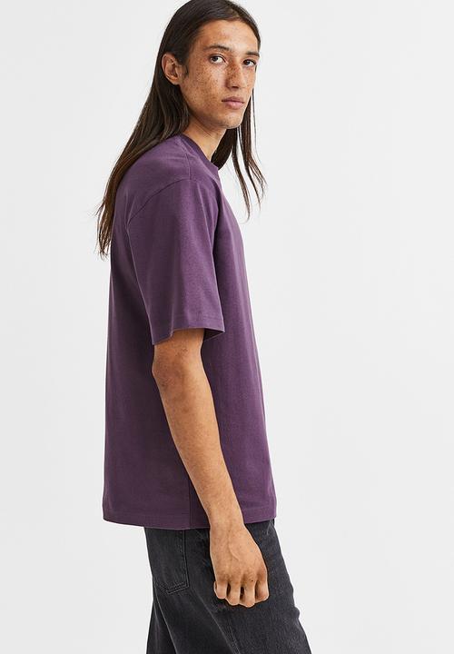 H&M - Relaxed fit T-shirt - dark purple