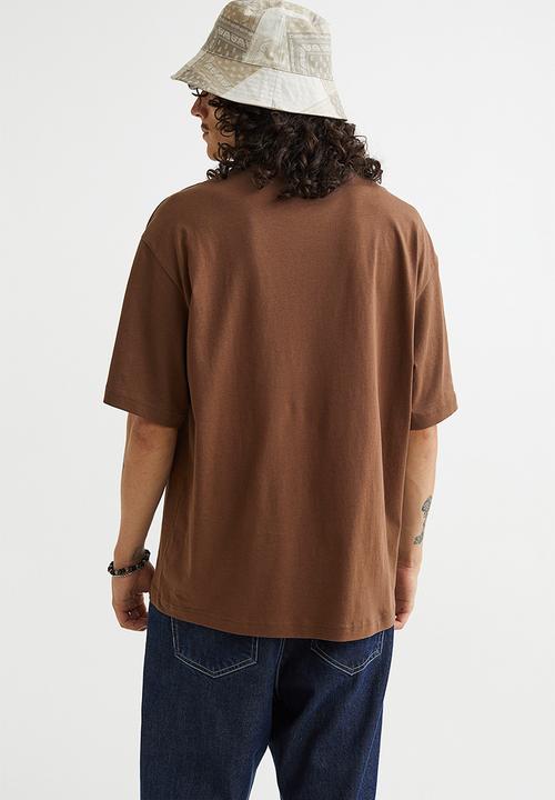 H&M - Relaxed fit T-shirt - brown