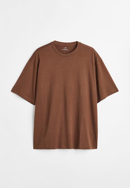 H&M - Relaxed fit T-shirt - brown