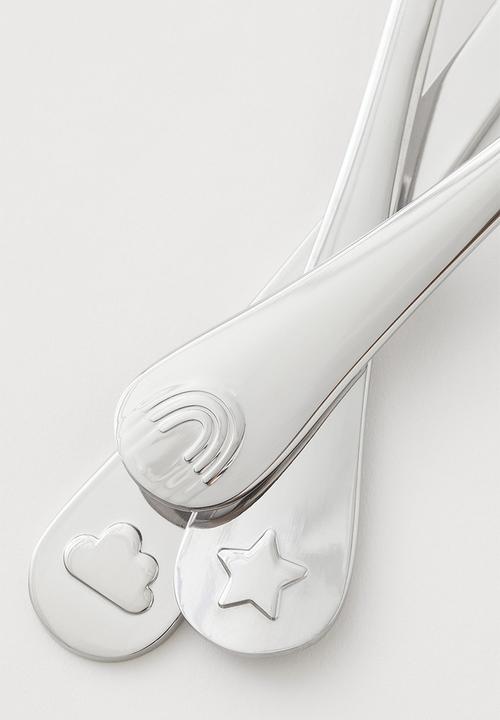 H&M - 3-piece children’s cutlery set - silver
